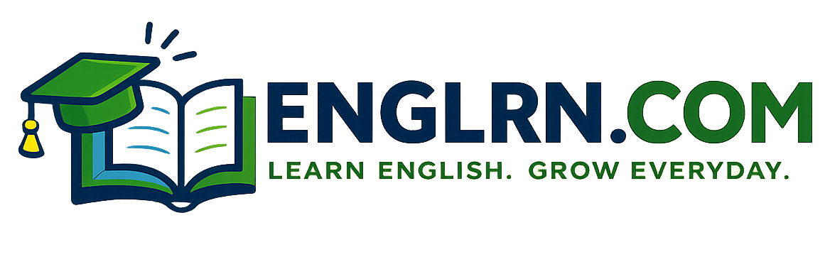 EngLrn Logo - Learn English. Grow Everyday